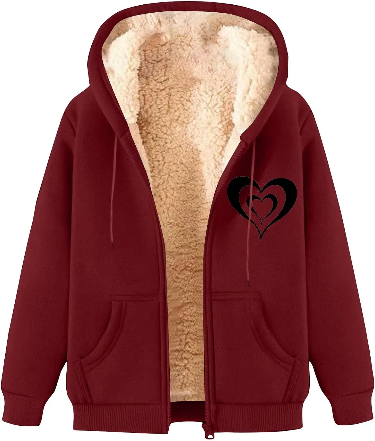 

Мужская худи на молнии с принтом на кармане