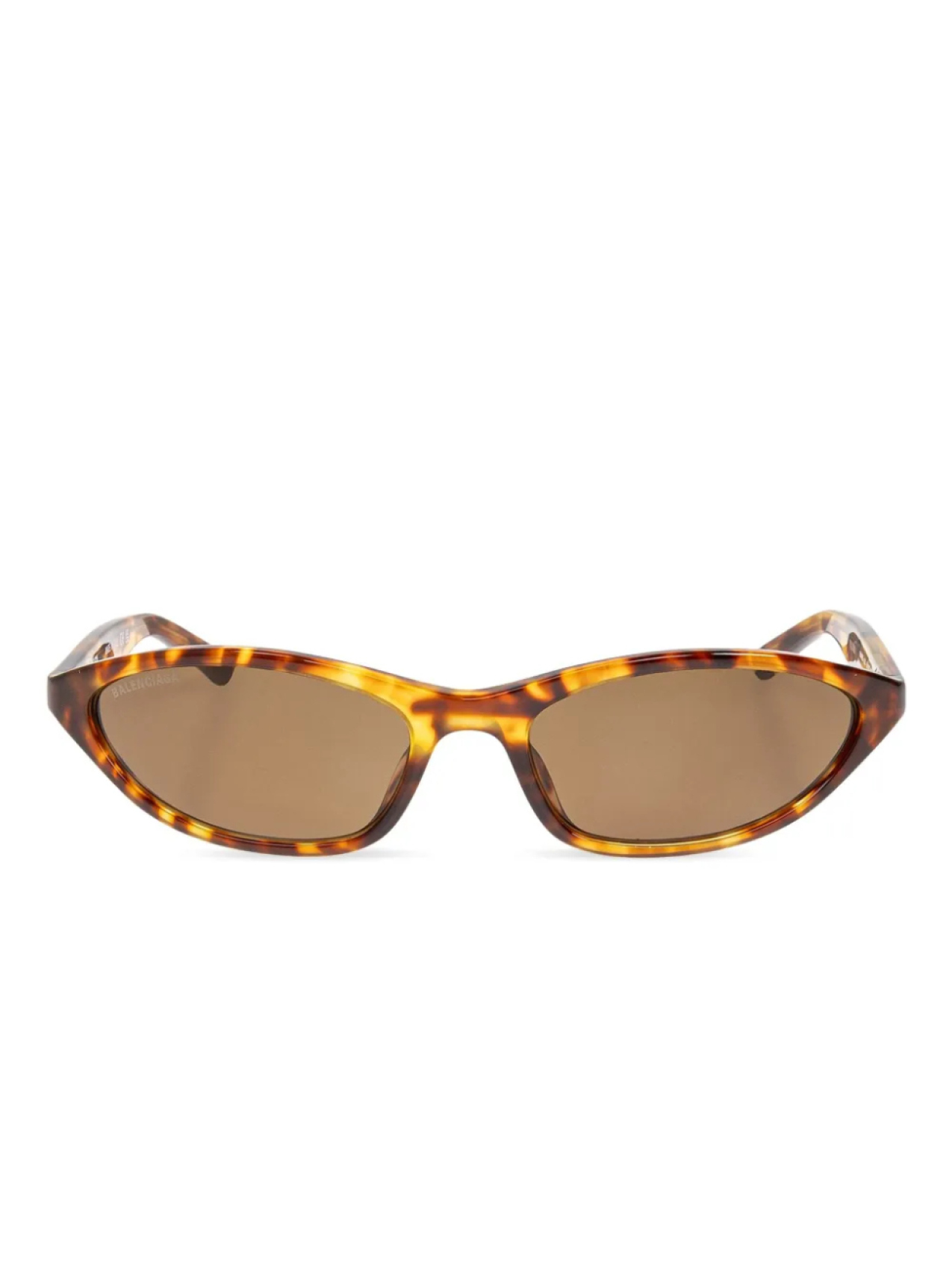 

Balenciaga Eyewear Blade солнцезащитные очки, коричневый