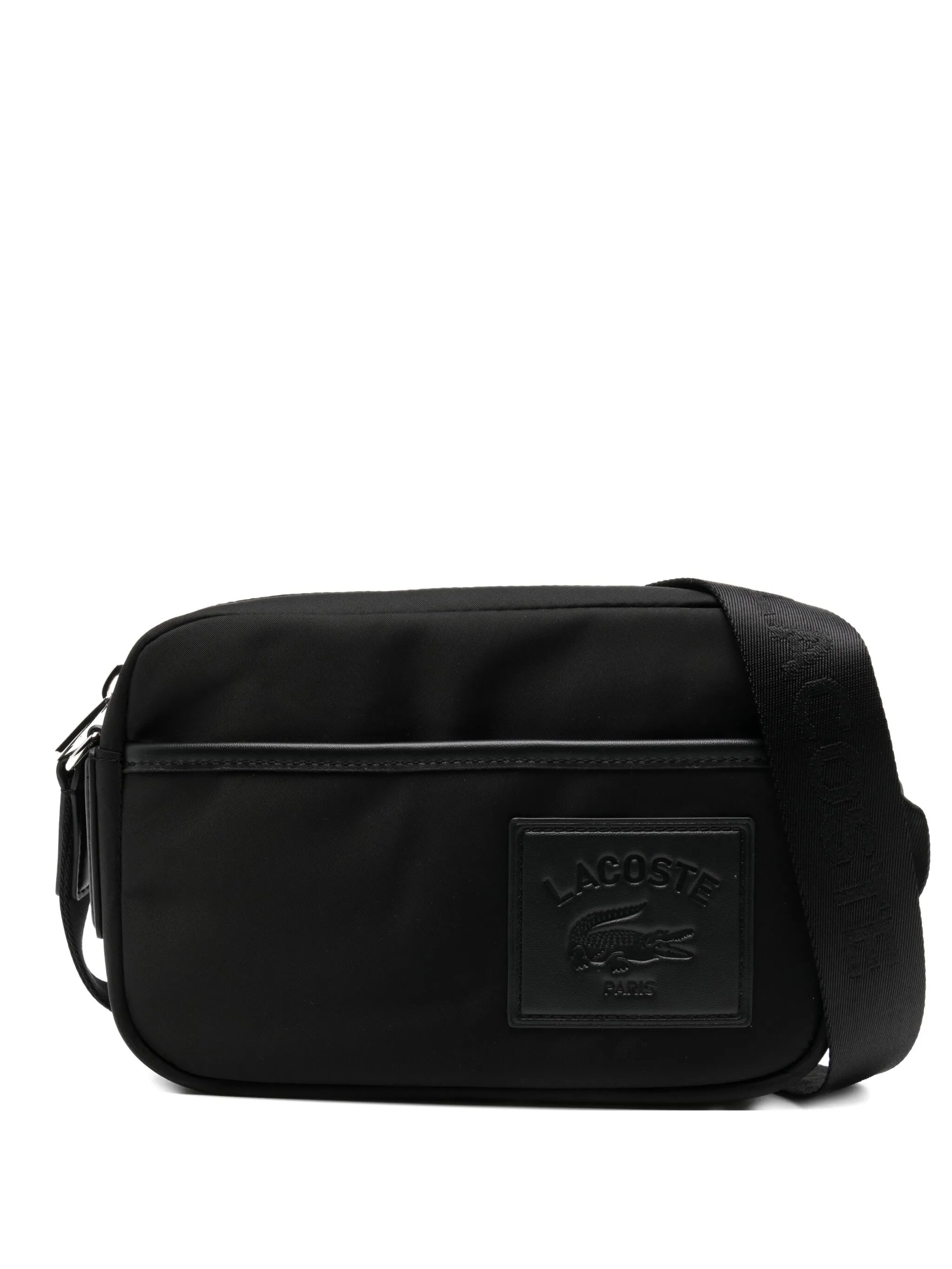 

Сумка-сэтчел с логотипом Lacoste, черный