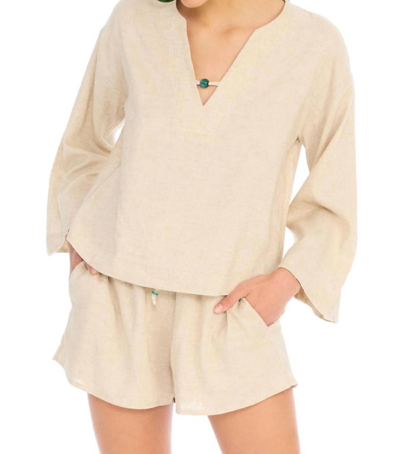 

Топ Чиара бежевый ALLISON NEW YORK