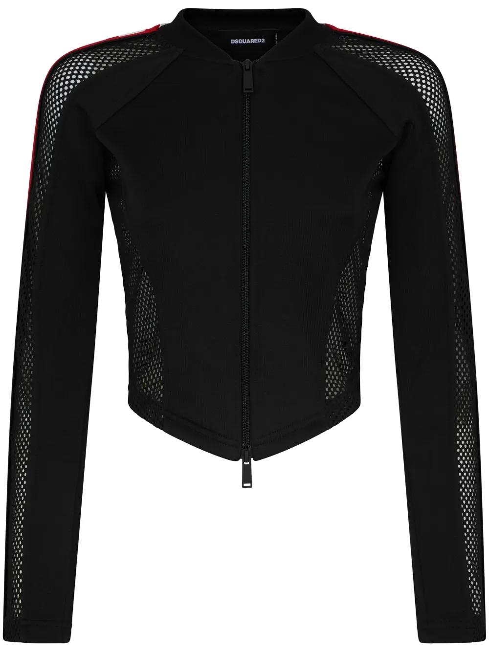 

Куртка на молнии с логотипом DSQUARED2, черный