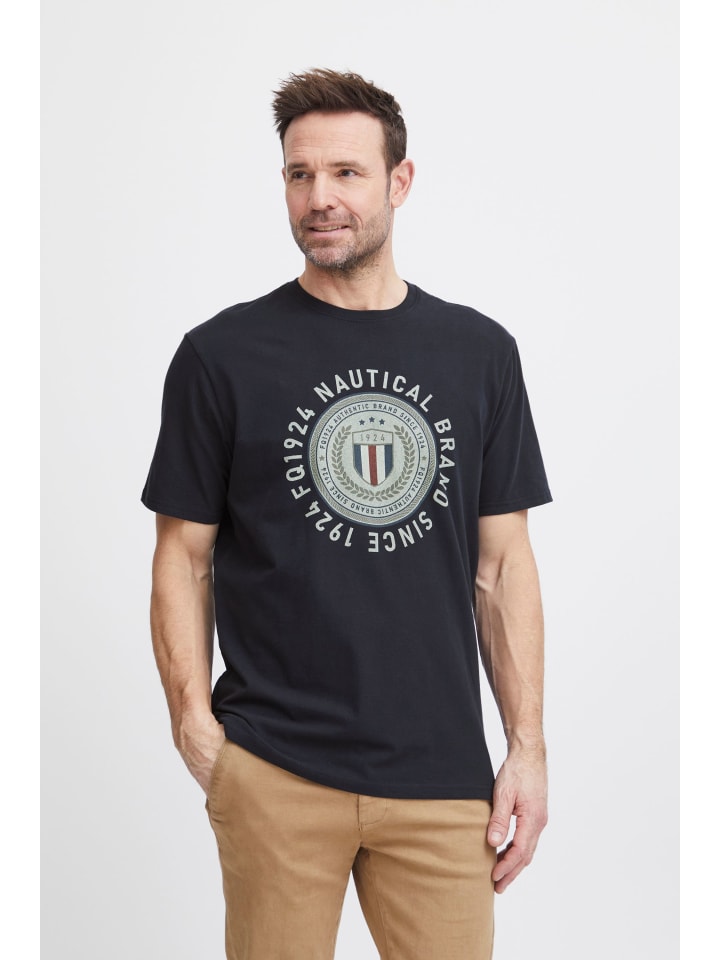 

Футболка FQTom SS с принтом логотипа темно-синего цвета FQ1924