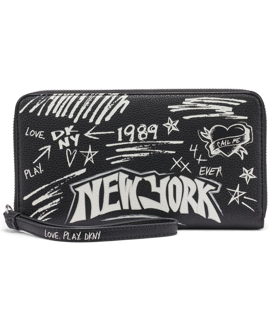 

Женский кошелек Bryar с застежкой-молнией DKNY, Black