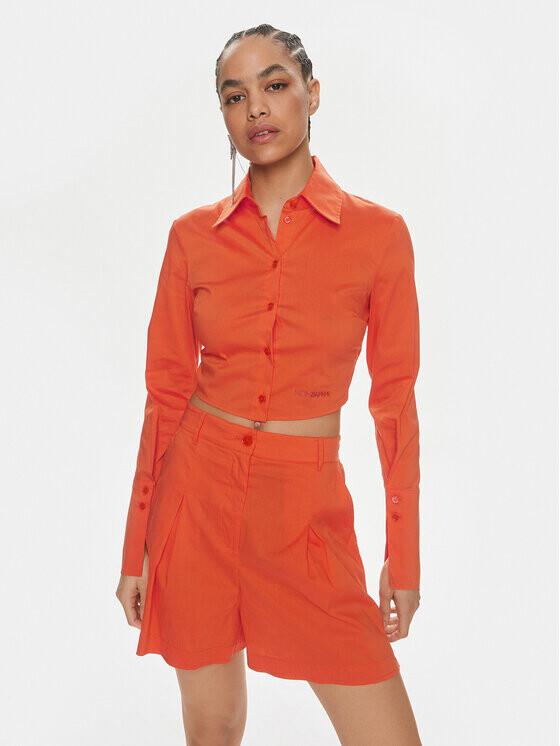 

Рубашка стандартного кроя Patrizia Pepe, оранжевый