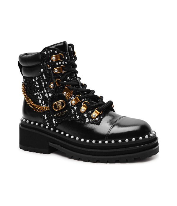 Ботинки-челси кожаные Kurt Geiger Combat, черный