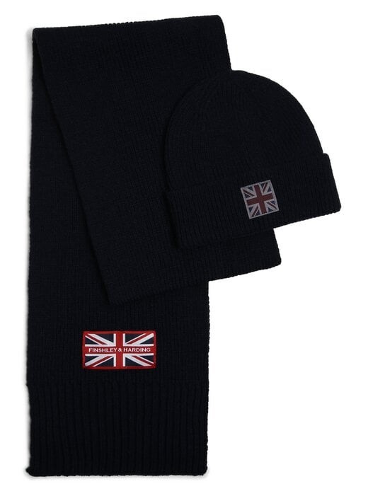 

Шарф и шапка Finshley & Harding London, синий