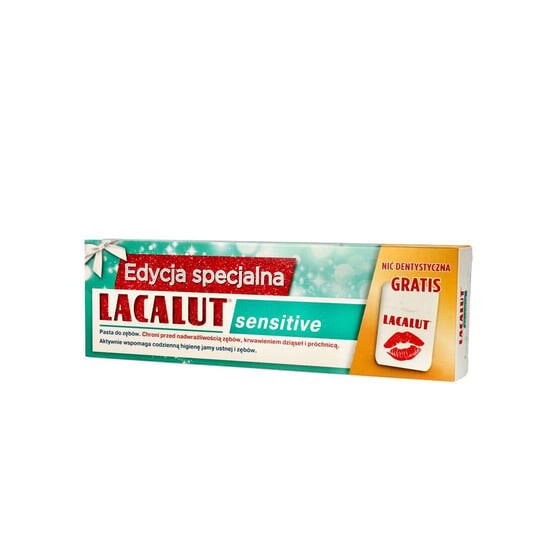 

Зубная паста Lacalut Sensitive + зубная нить 75мл, Labovital