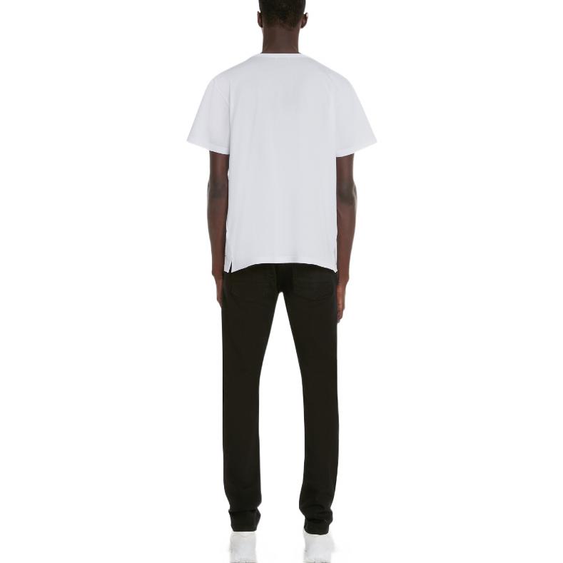 Графическая футболка с принтом Crewneck Alexander McQueen, белый — фото 4