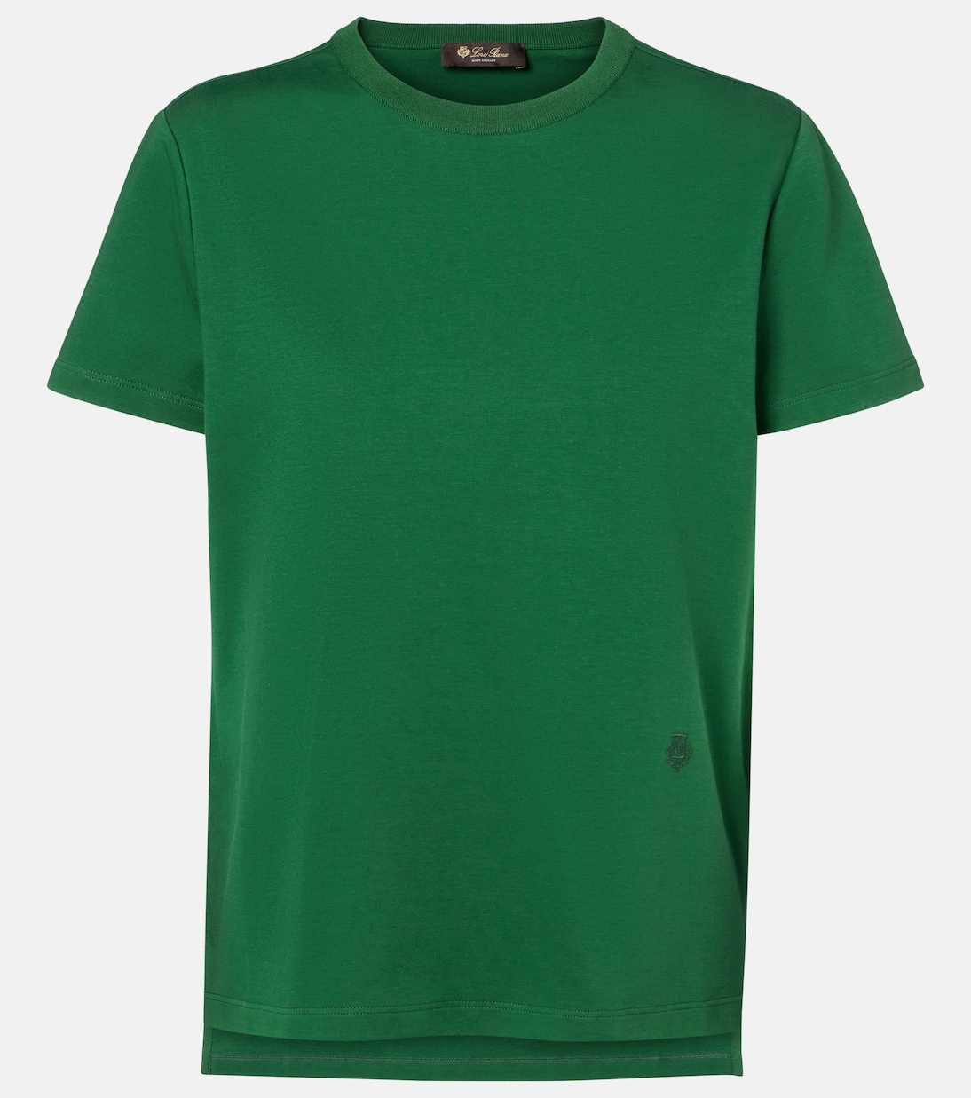 

Футболка из хлопкового джерси My-T Loro Piana, Green Sage