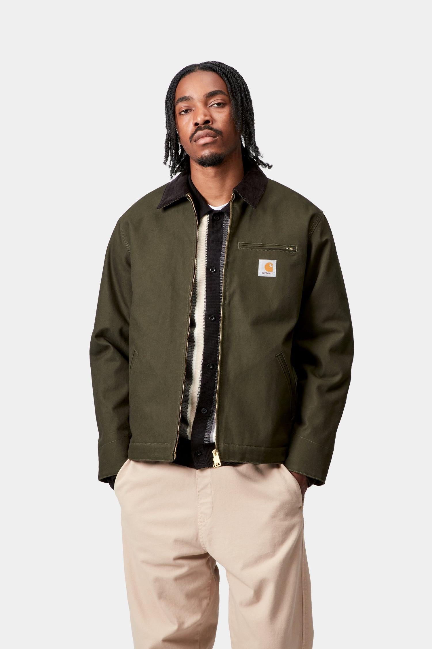 

Куртка Carhartt Duck Detroit, оливковый/черный