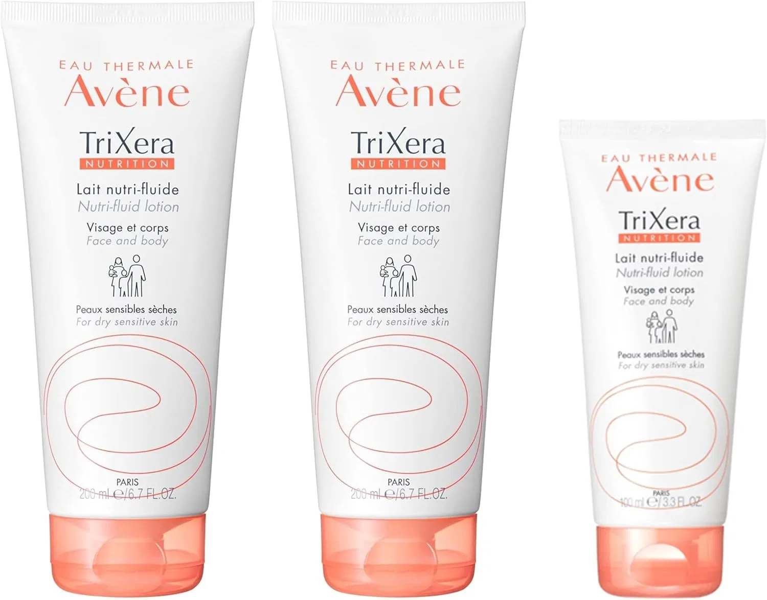 Лосьон для тела Avene Trixera NT Fluid Milk, 500 мл, аромат цветов