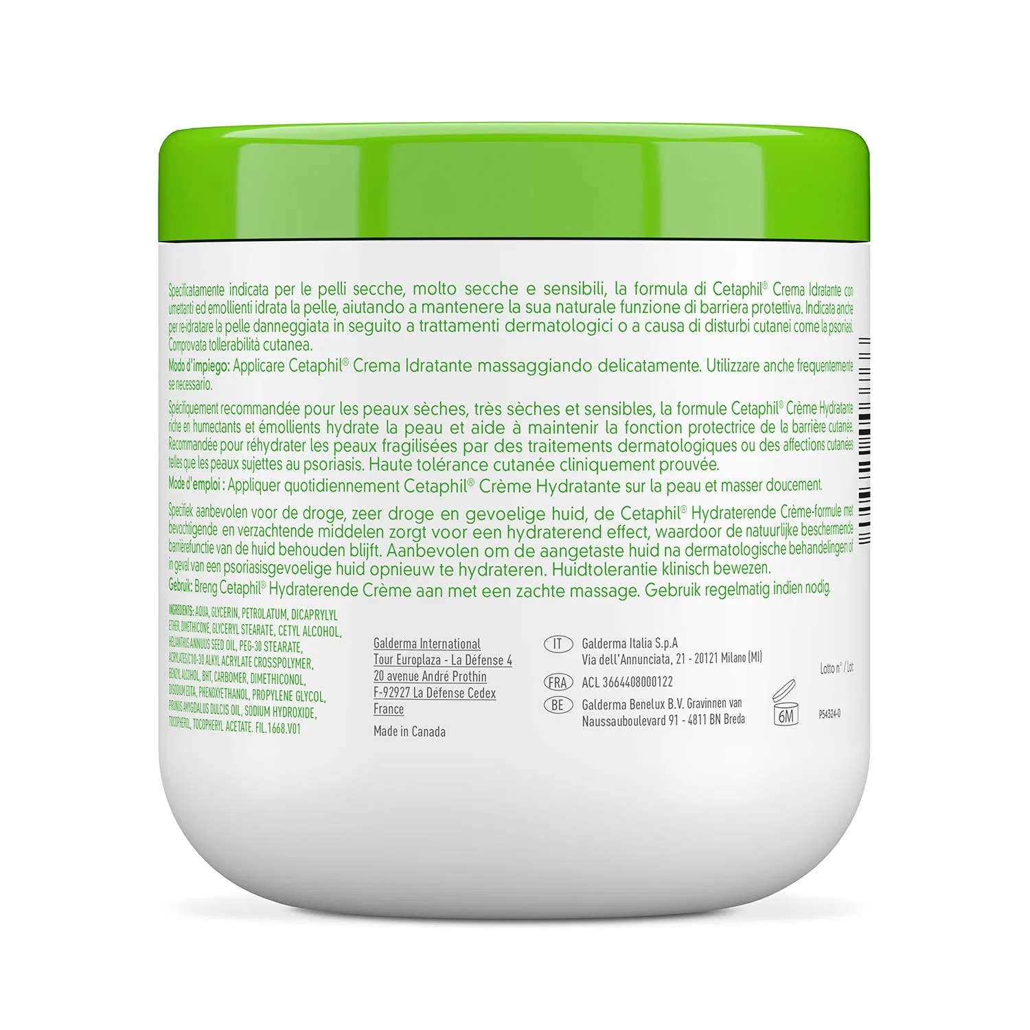 Увлажняющий крем для чувствительной кожи от Cetaphil, 450 г Cetaphil — фото 2