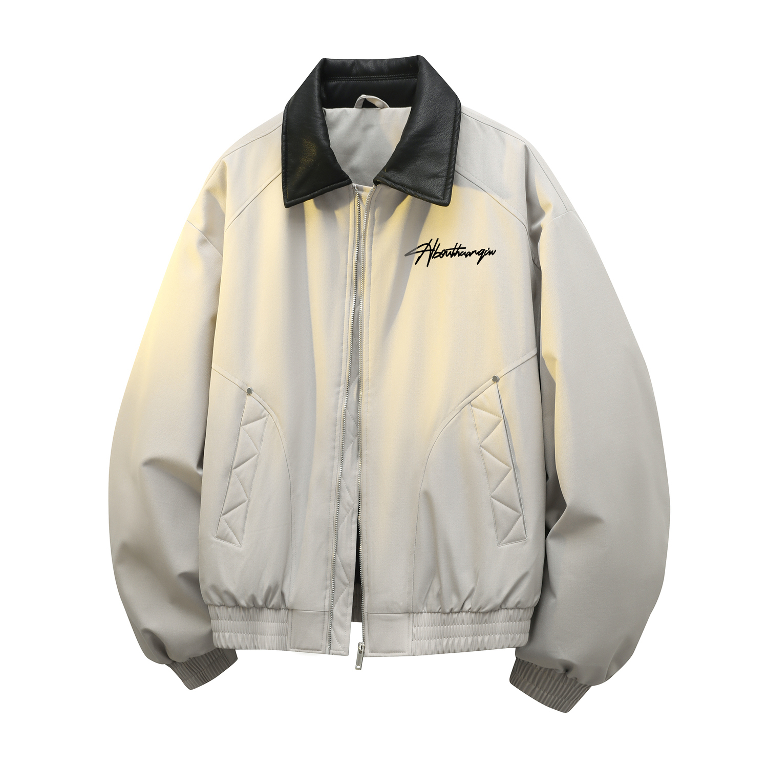 

Пуховик Unisex Lapel Lightweight Down Jacket HUANQIU, бежевый оранжевый