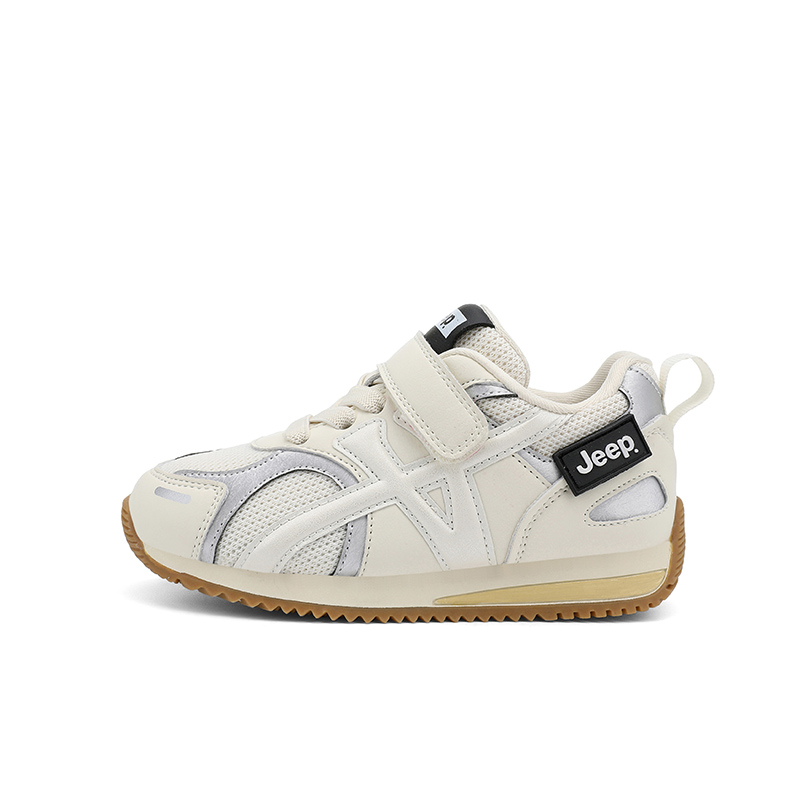 

Jeep Скользоустойчивые амортизаторы с устойчивостью к истиранию детские повседневные туфли Ivory White Kids'