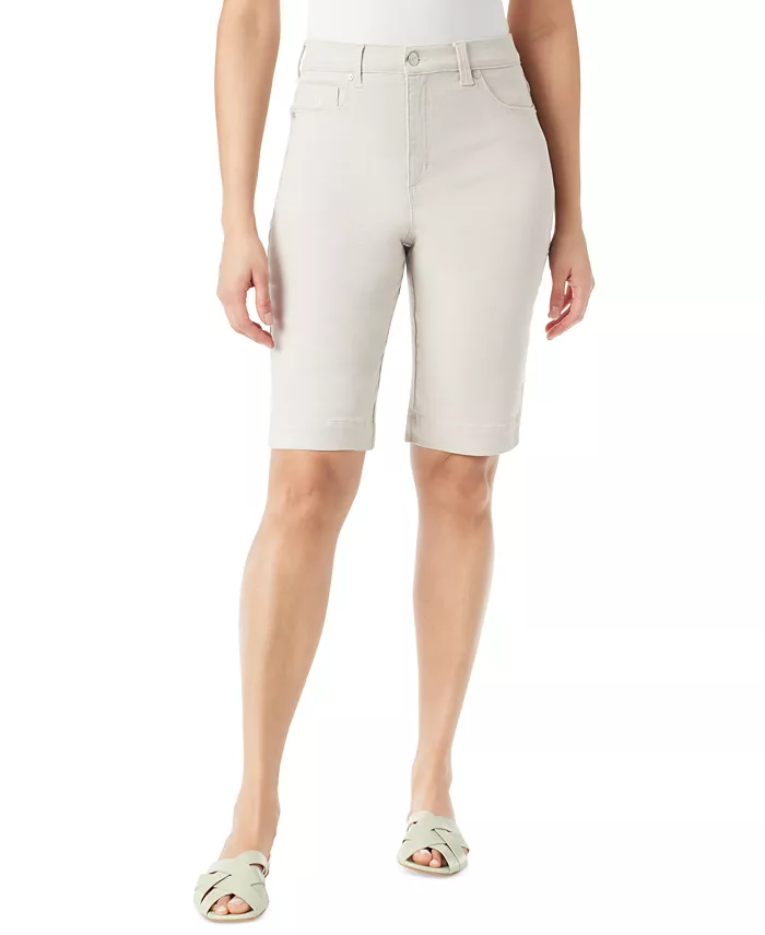 

Женские шорты Bermuda Denim Amanda длиной 11" Gloria Vanderbilt, коричневый/бежевый
