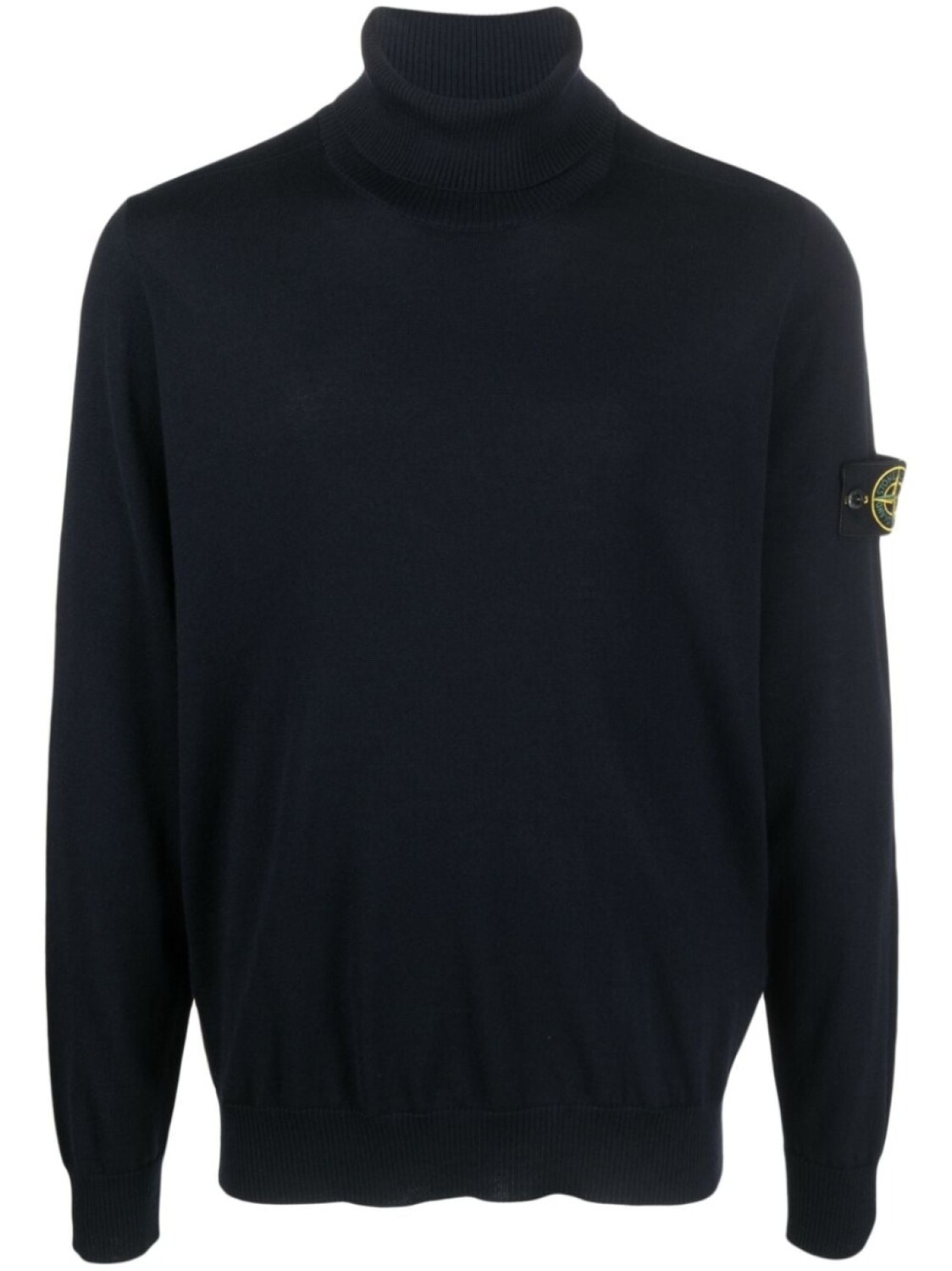 

Stone Island джемпер из вирджинской шерсти с высоким воротником, синий