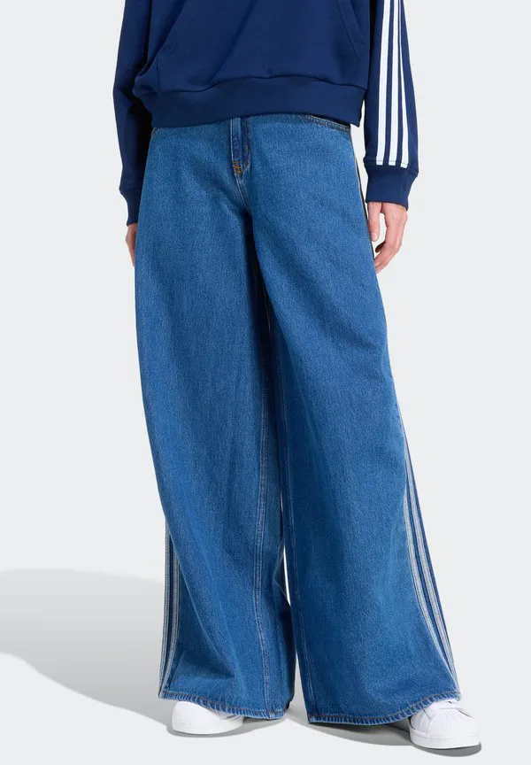 Джинсы firebird свободного кроя Adidas Originals, Medium Vintage Denim