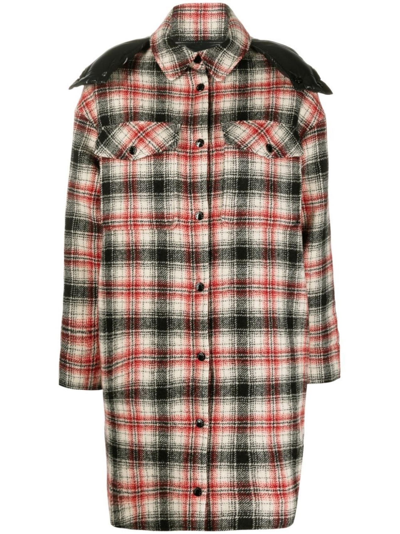 

Moncler двустороннее пальто, черный