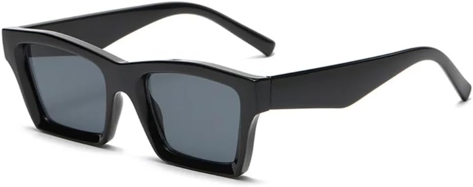 

Солнцезащитные очки с защитой UV400 | Маленькая оправа, линзы конфетного цвета | Для женщин и мужчин, для занятий спортом на открытом воздухе и вождения DSVIGF, Black Gray C1