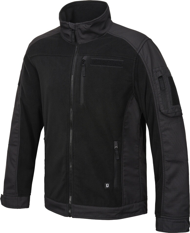

Куртка Brandit Jacke Fleece Ripstop Jacket, черный
