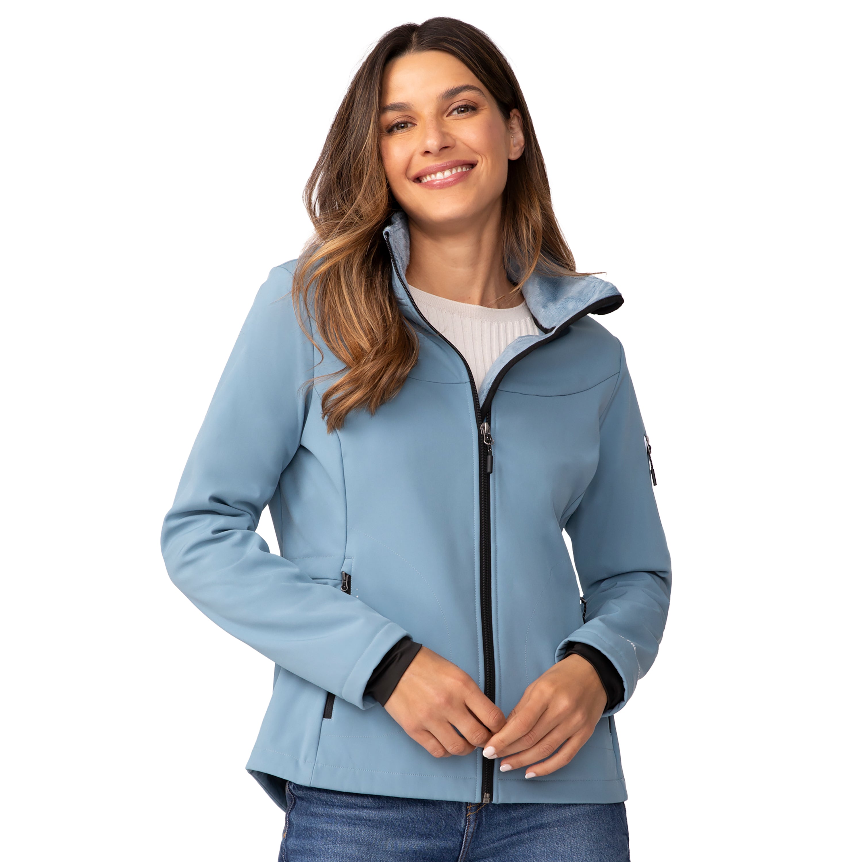 

Куртка Free Country женская StormTech Super Softshell, цвет skylight