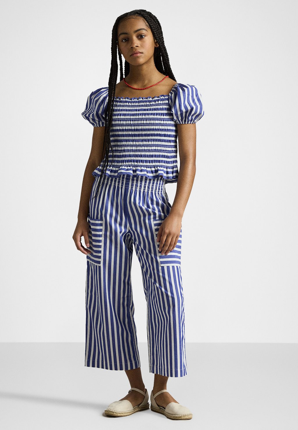 

Футболка с принтом POPLIN PANT SET Polo Ralph Lauren, темно-синий