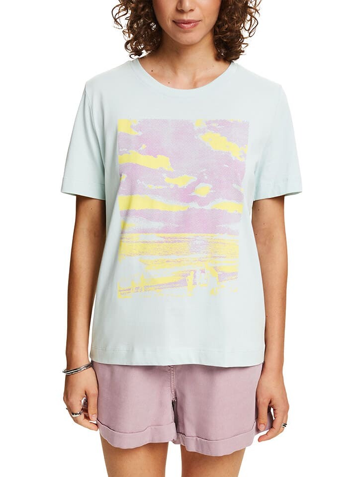 

Футболка ESPRIT Shirt, светло-синий