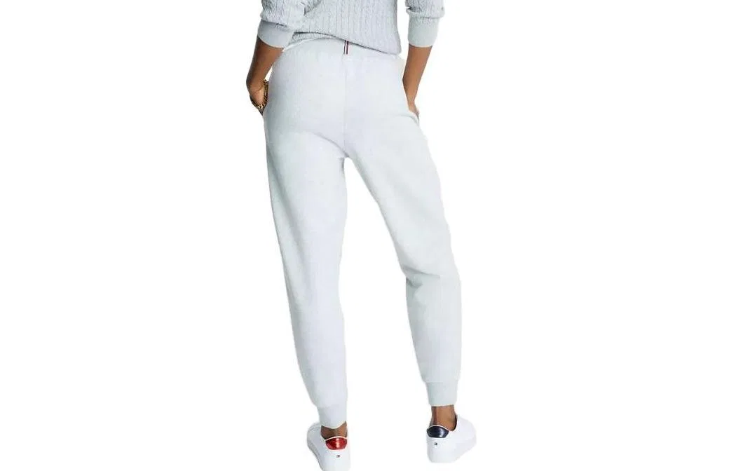 Спортивные штаны свободного кроя Relaxed Fit Solid Sweatpant Pants, женские, серые Tommy Hilfiger, Gray — фото 3