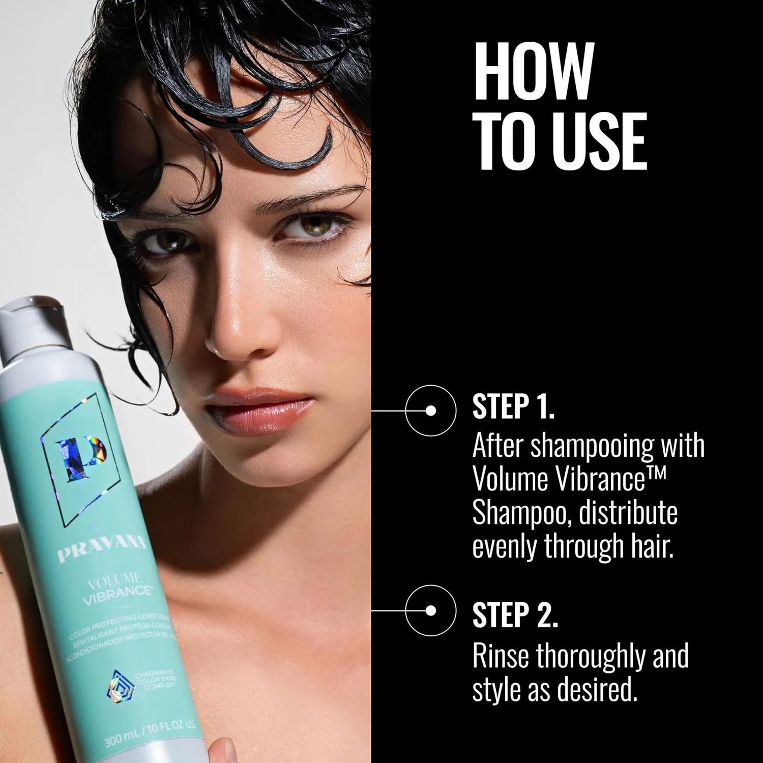 Кондиционер PRAVANA Volume Vibrance для тонких окрашенных волос, придает объем и укрепляет — фото 4