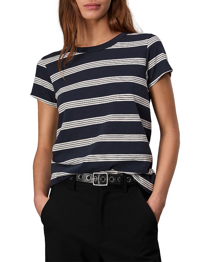 

Футболка в полоску Slub rag & bone, синий