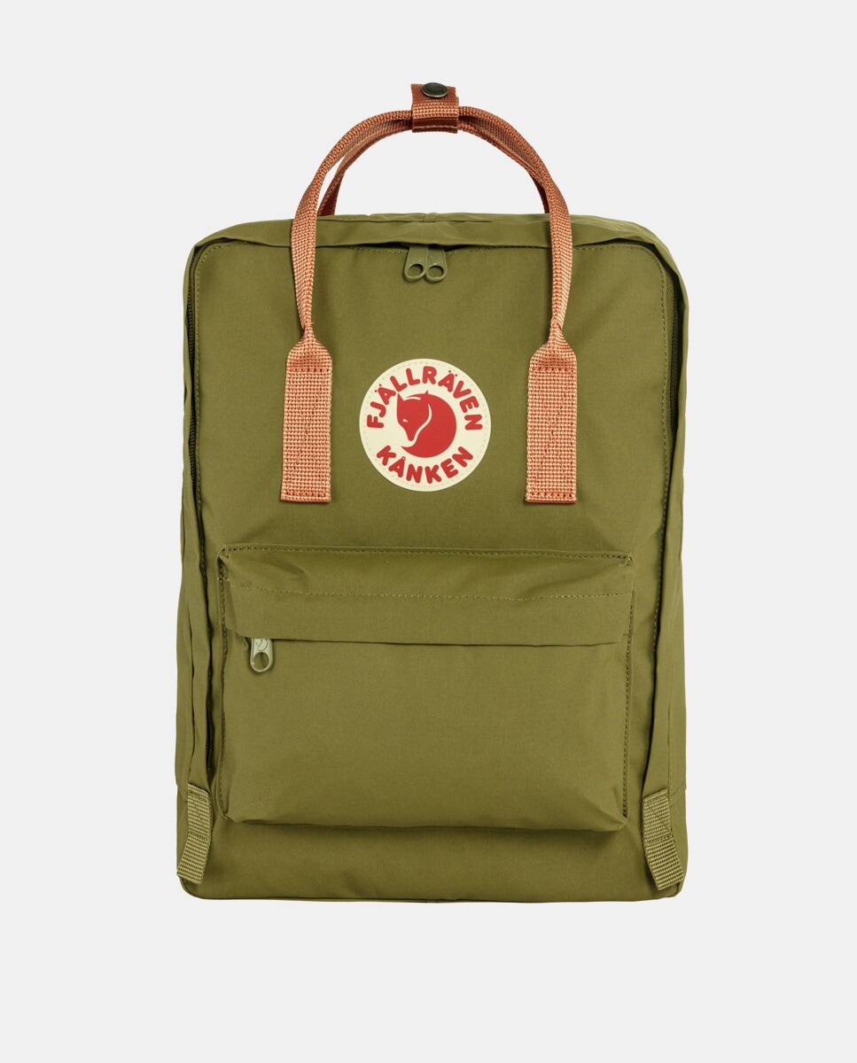 

Зеленый рюкзак Kanken на молнии Fjällräven, зеленый