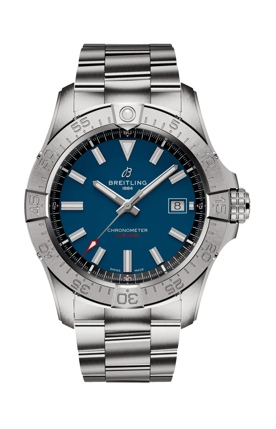 АВЕНДЖЕР АВТОМАТИК 42 - A17328101C1A1 BREITLING, серебряный