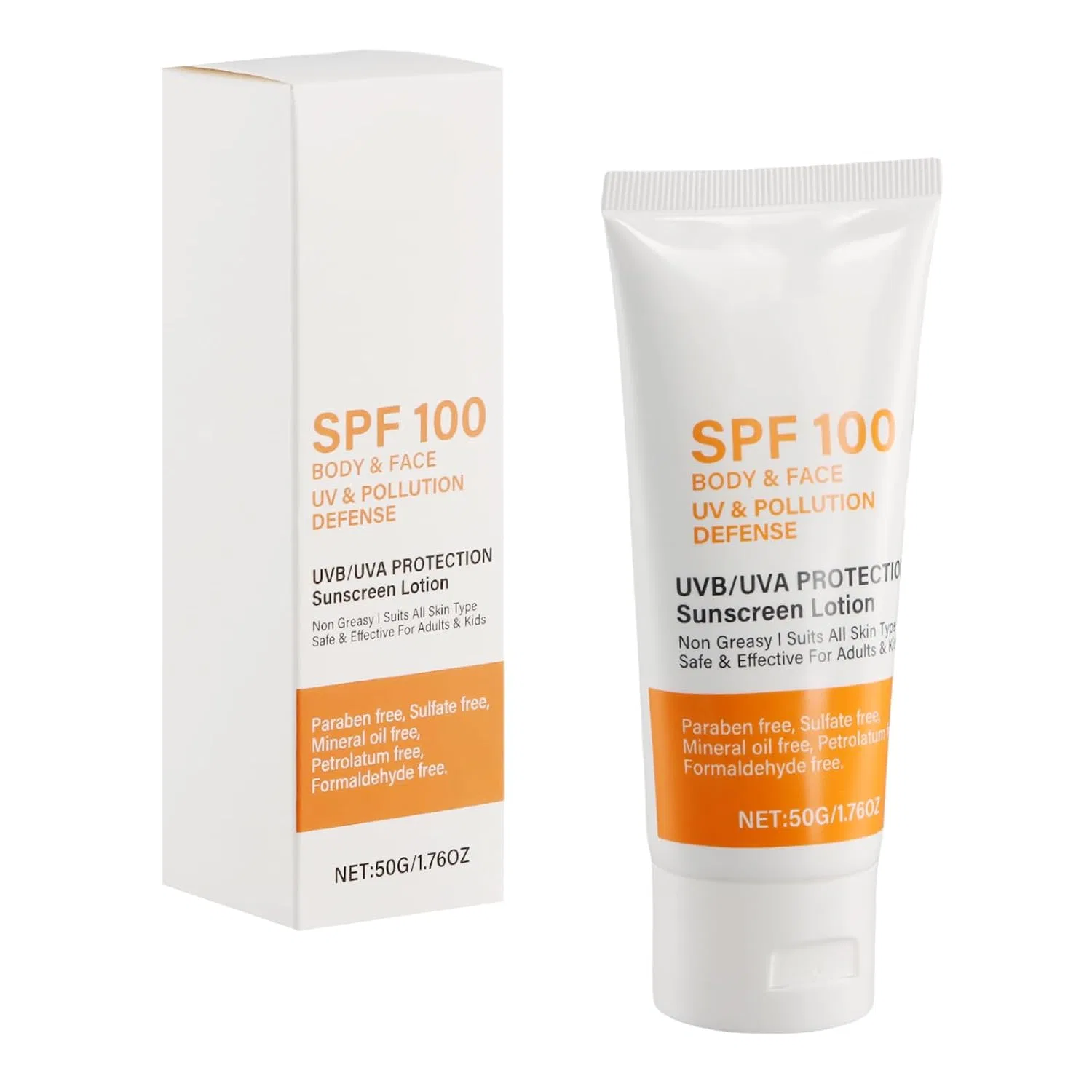Солнцезащитный крем SPF 100, 50 г, с защитой от UVA/UVB Ziyonix