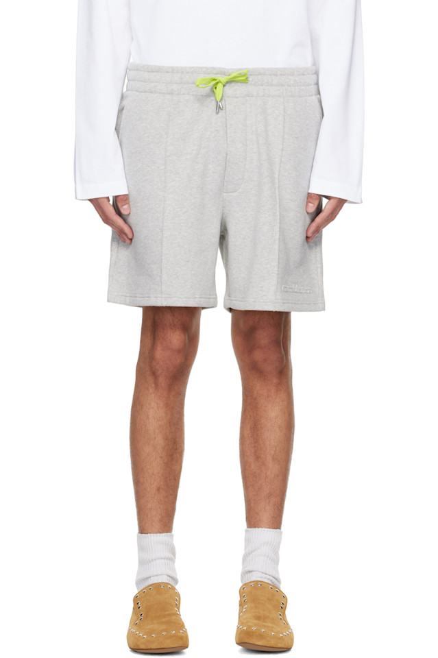 

Casablanca Серые спортивные шорты из кашемировой смеси