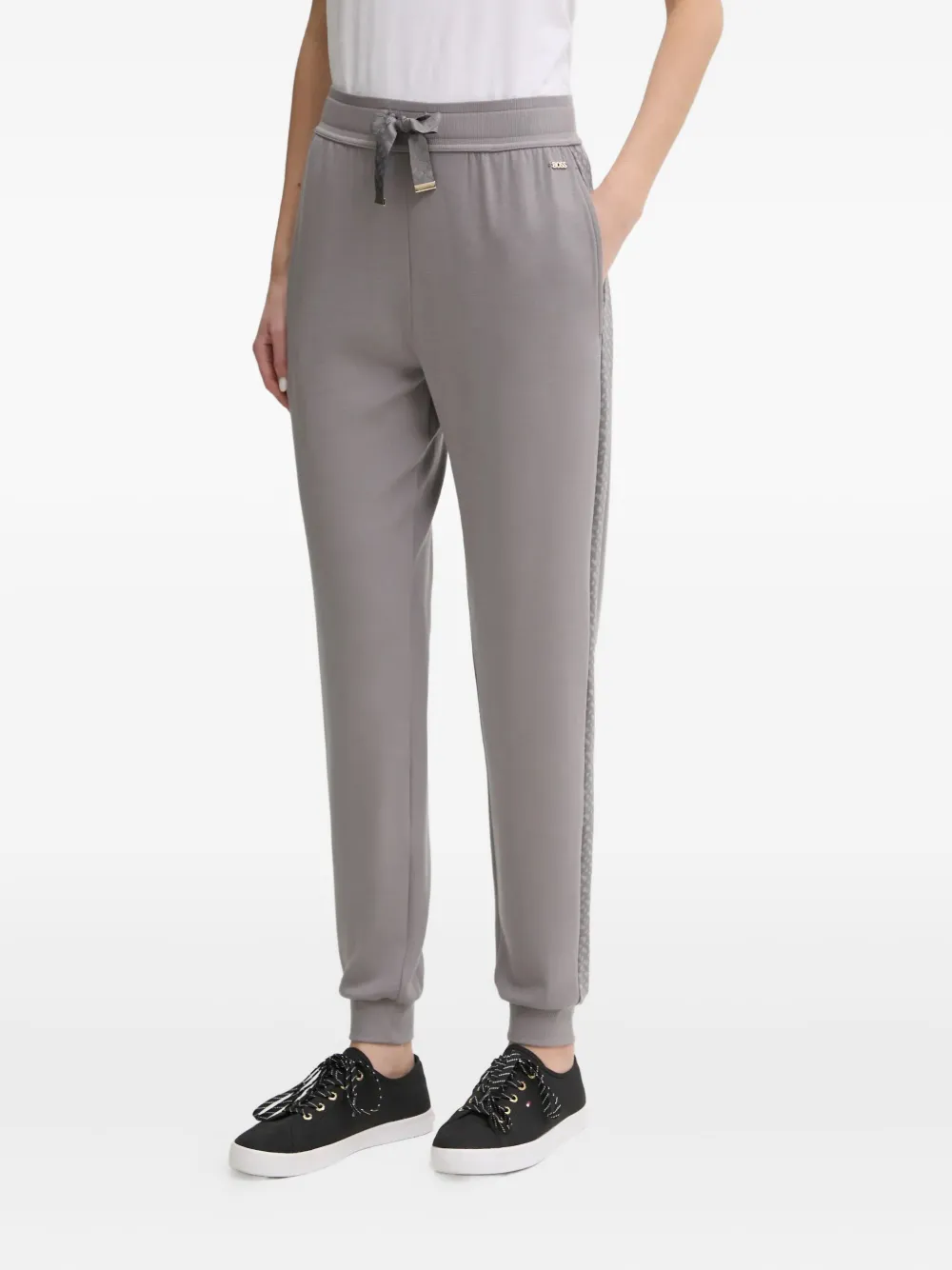 

Спортивные брюки с логотипом BOSS, серый