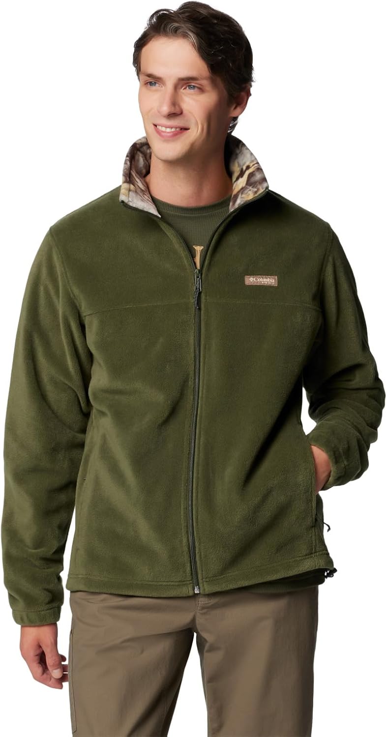 

Columbia Мужская флисовая куртка PHG, Surplus Green/Timberwoods Camo