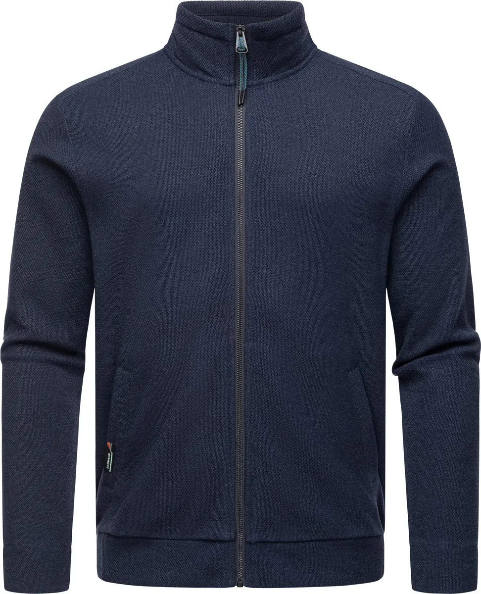 

Толстовка Ragwear "Carlow", повседневная мужская куртка с капюшоном и воротником стойкой, цвет морской волны