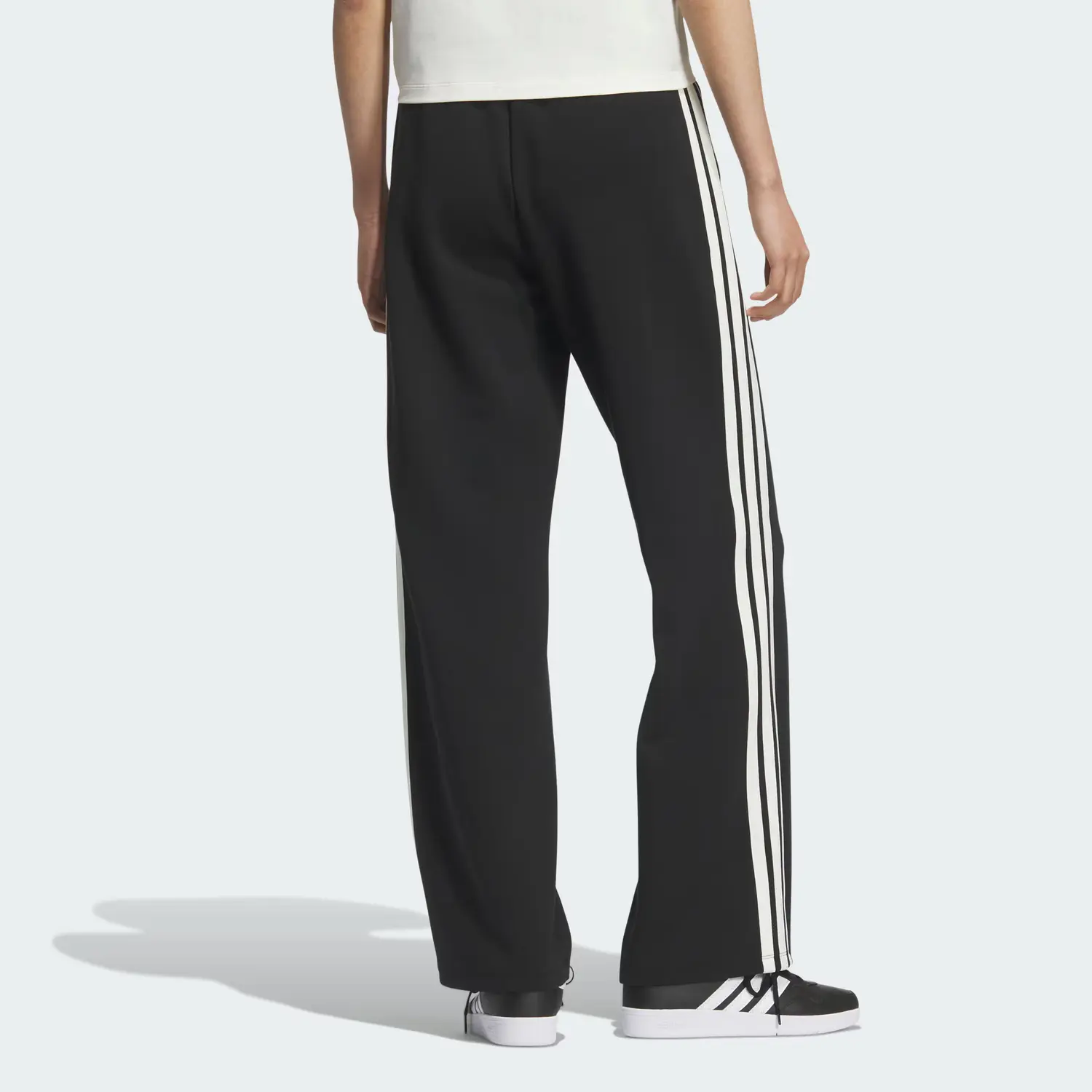 SS25 Soft Doubleknit Брюки Повседневные брюки Женские Adidas, черный — фото 3