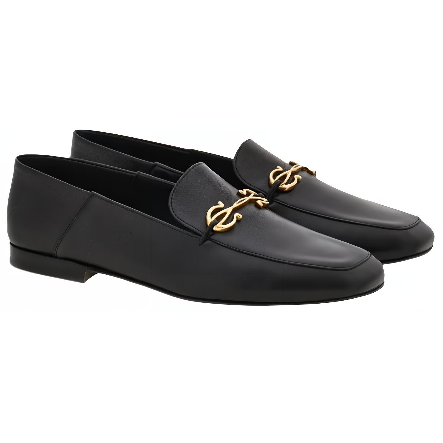 Лоферы FERRAGAMO женские черные
