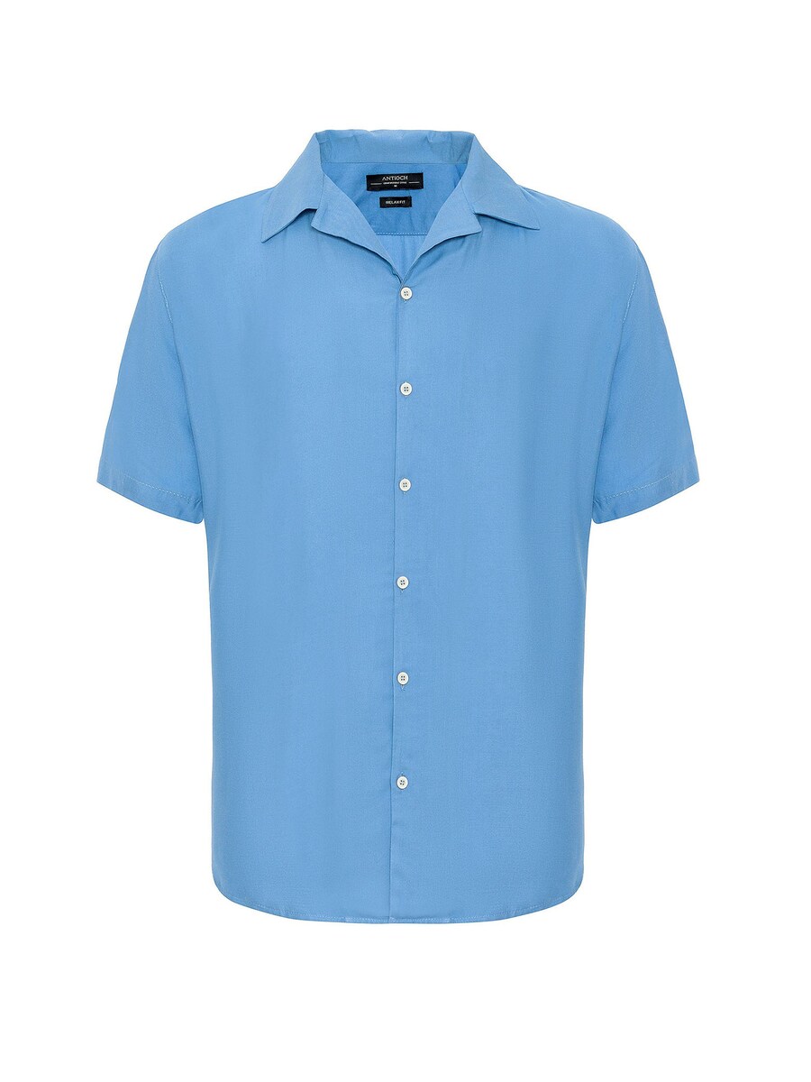 

Рубашка обычного кроя на пуговицах Antioch, синий