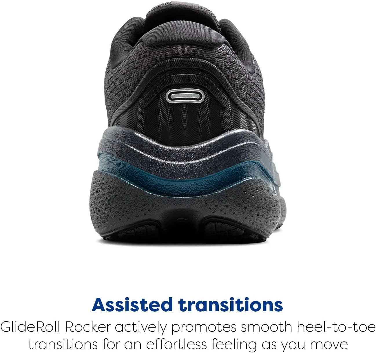 Мужские кроссовки Brooks Ghost Max 2, 3-Ebony Cockatoo Blue Sapphire — фото 3
