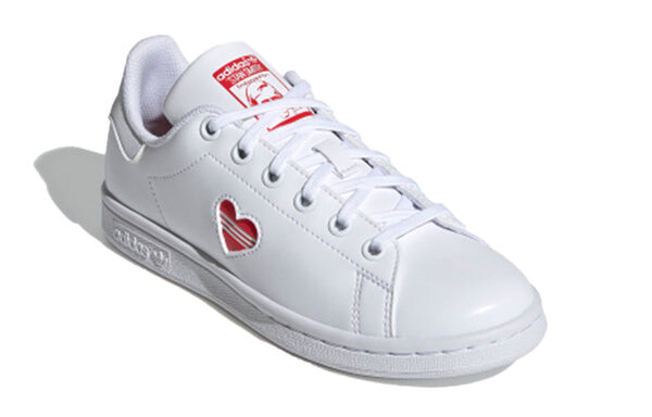 Кроссовки stan smith j 'valentine's day' Adidas, белый — фото 3