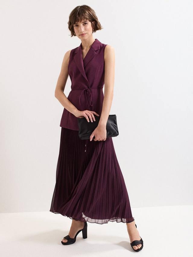 

Платье миди Becky Tuxedo Phase Eight, Burgundy