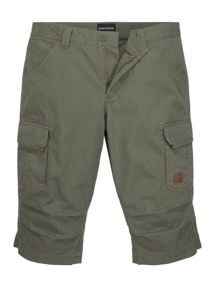 

Bruno Banani Бермуды оливково-зеленого цвета