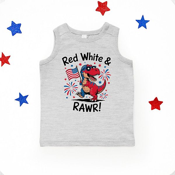 

Футболка Red, white and rawr The Juniper Shop