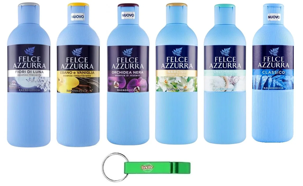 Набор гелей для душа Felce Azzurra, 6 x 650 мл Beni Culinari