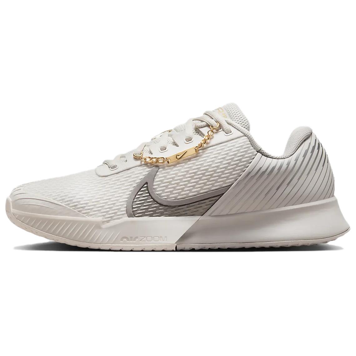 

Футболка Nike Court Vapor Pro 2 HC Premium Phantom College Grey Metallic Gold Metallic Pewter, фантомно-серый белый/университетский серый/металлический золотой/металлический асфальтово-серый