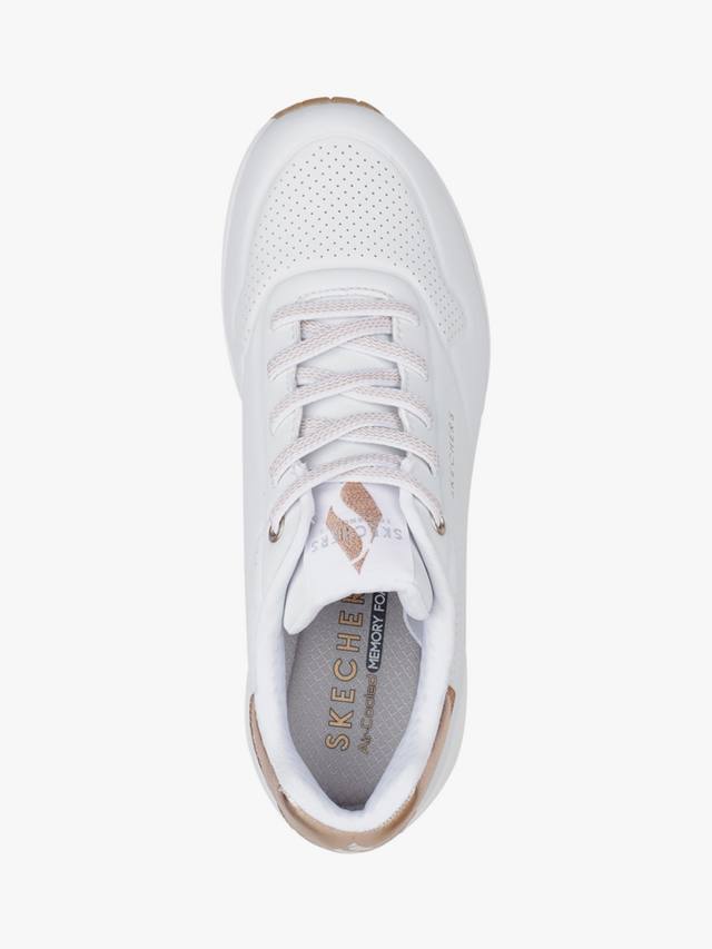 Кроссовки uno shimmer away Skechers, белый — фото 4