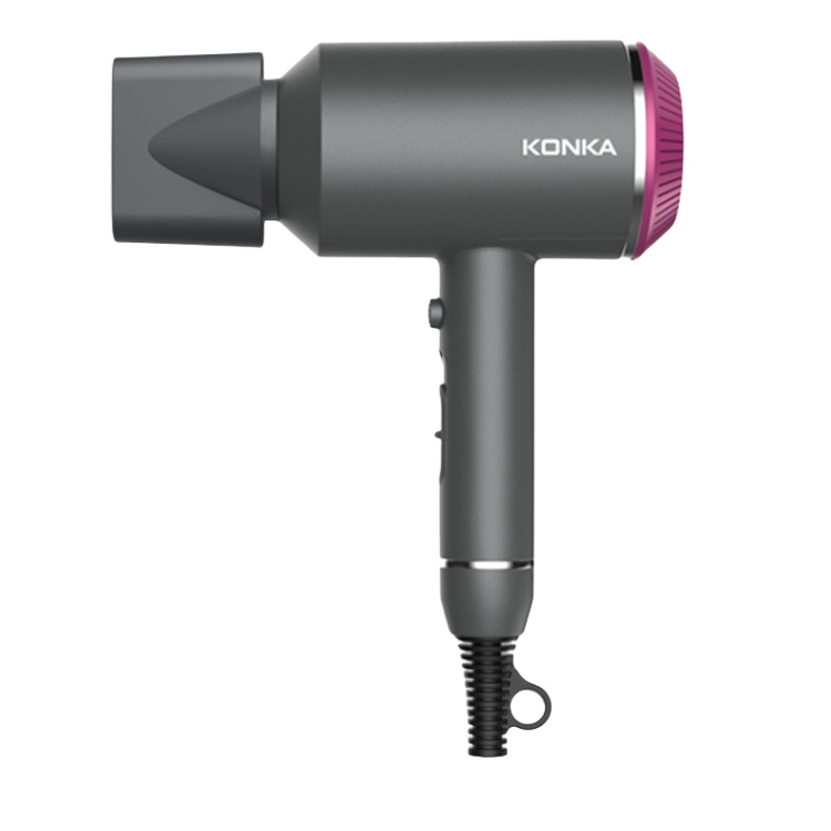 

Фен для волос 1600 Вт с горячим и холодным воздухом KJ-16000 Konka, Black