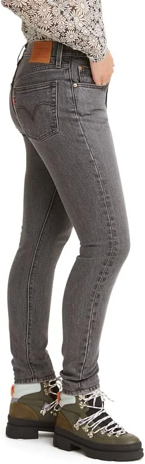 Женские джинсы Levi's Premium 501 Skinny, черный — фото 2
